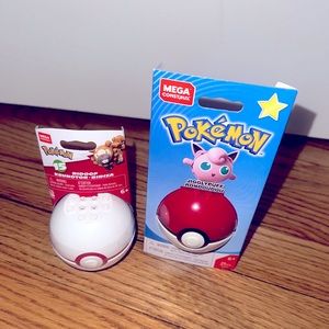 NWT Jigglypuff & Bidoof Mega Construx Pokémon